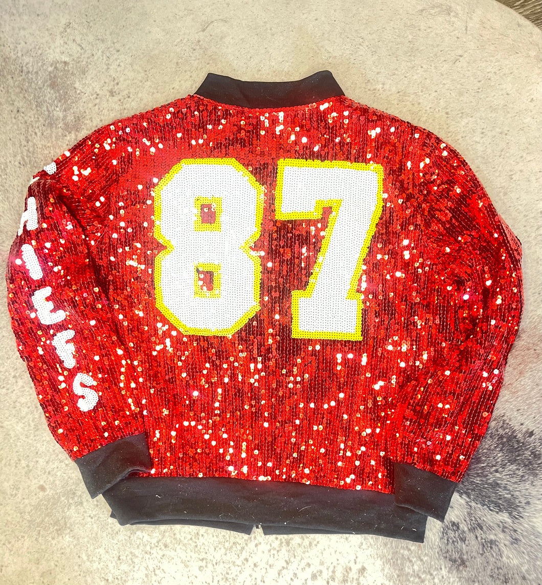 #87 Chiefs Sequins Jacket