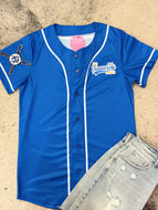 KC Baseball Royals Jersey with Sequin KC