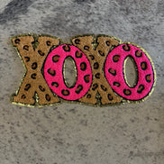 XOXO Leopard Chenille X-Large Patch (Valentine’s Collection)