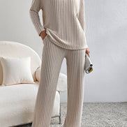 Ribbed Knit Two Piece Set