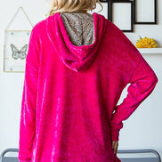 Hooded Chenille Shacket