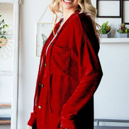 Hooded Chenille Shacket