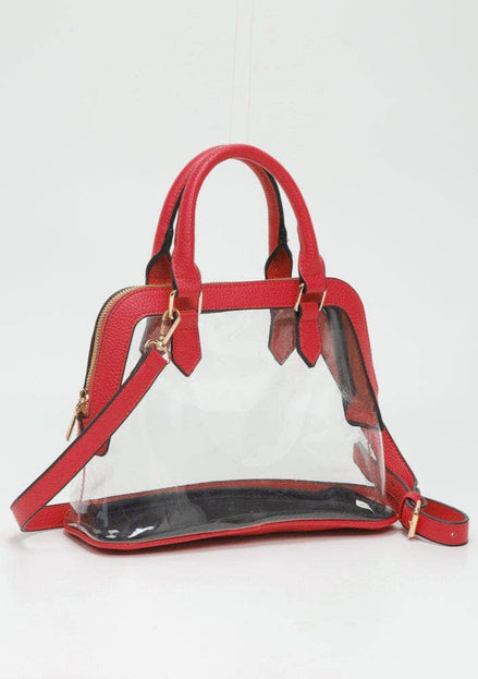 Analise Clear Satchel/Crossbody Bag