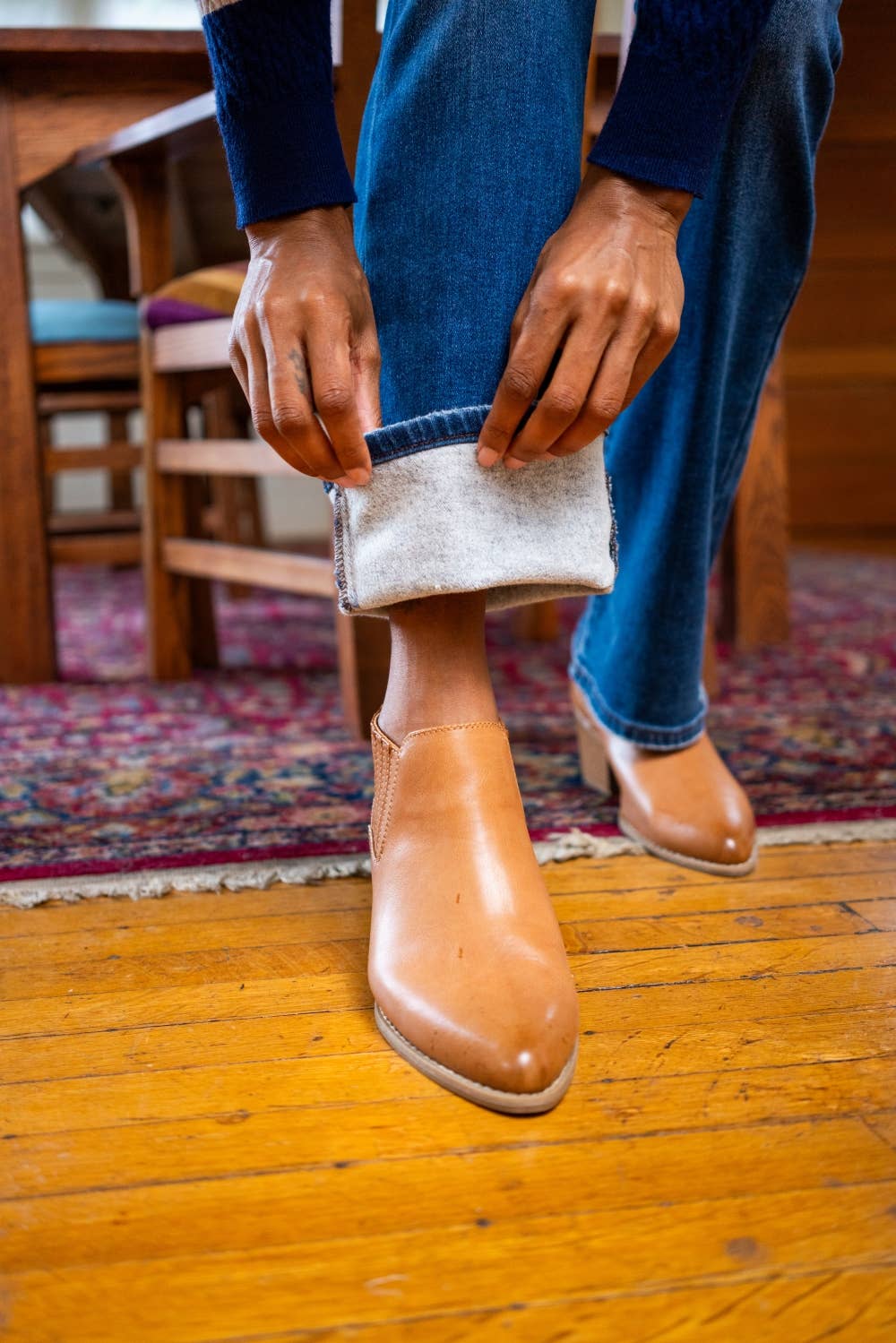 JUDY BLUE Mid Rise Thermal Bootcut