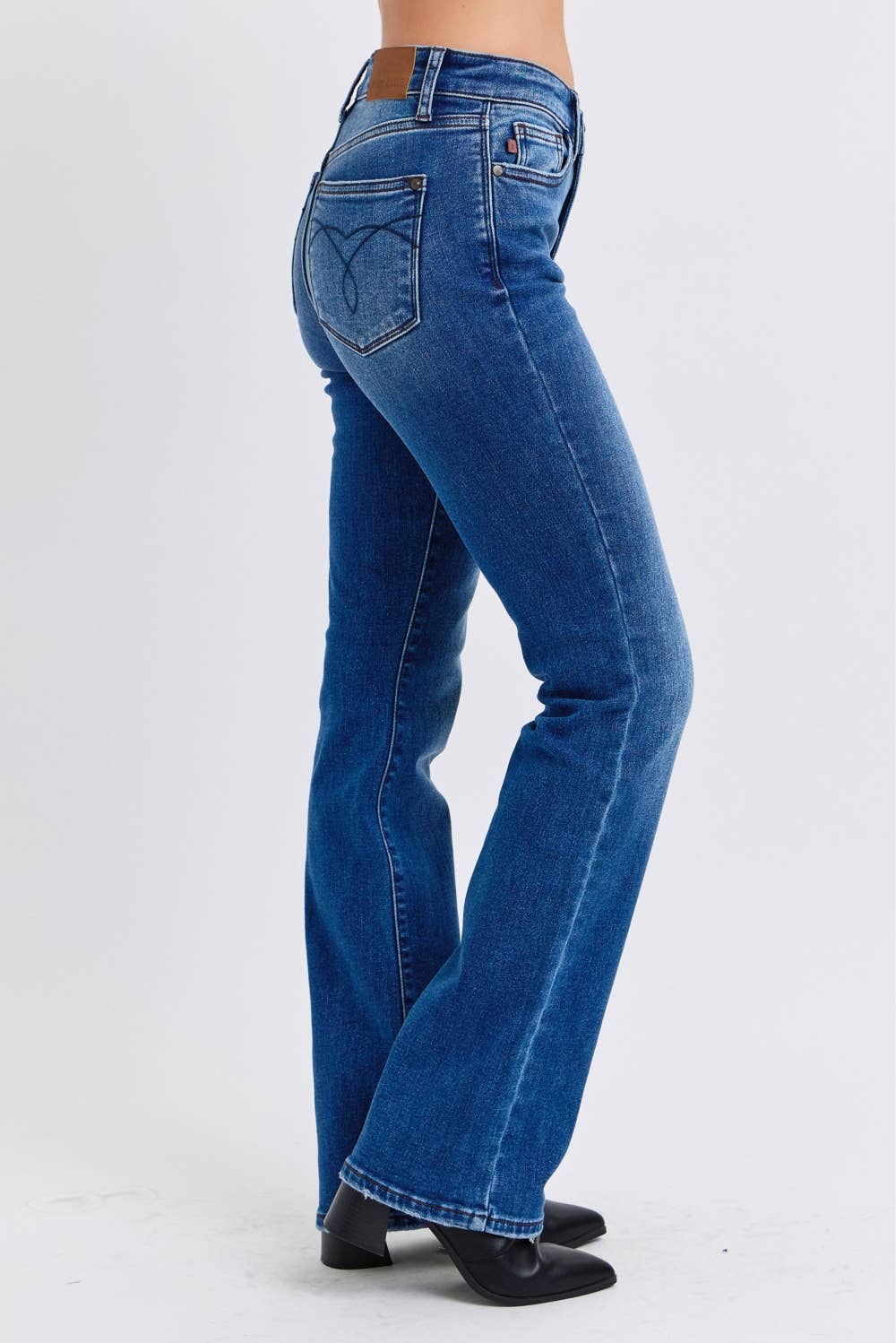 JUDY BLUE Mid Rise Thermal Bootcut