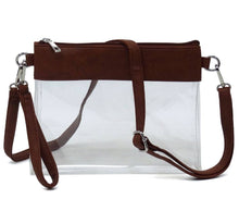 Load image into Gallery viewer, Game Day Clear Crossbody Bag/Clutch
