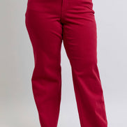 JUDY BLUE Heart Shaped Back Pockets High Waisted 90's Straight- PLUS
