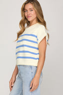 Striped Knit Top