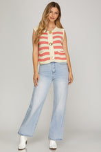 Load image into Gallery viewer, Gold Button Sweater Vest
