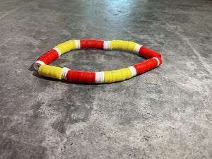 KC Bracelet (White Yellow Red)