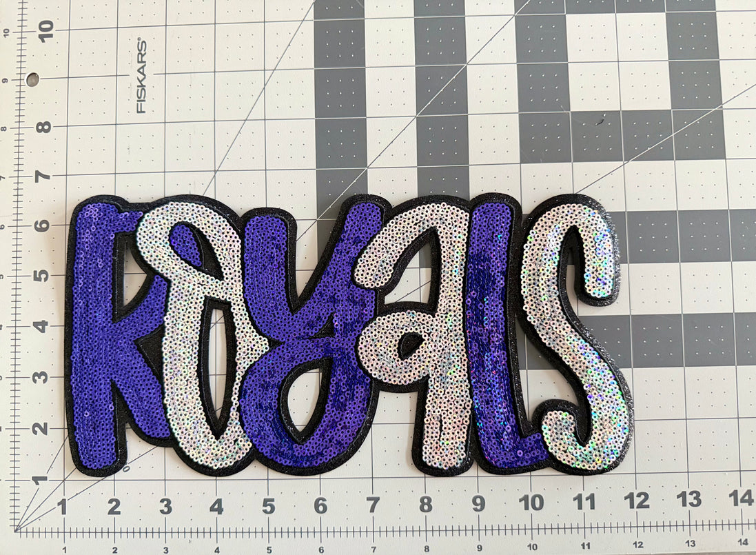 Royals Tee w/Sequin Patch
