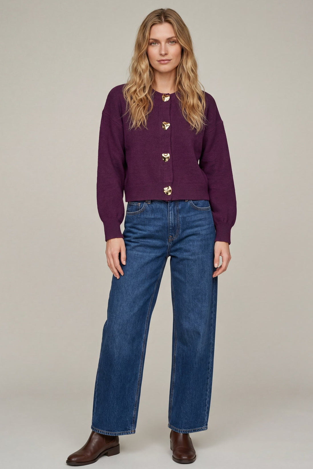 Long Sleeve Button Cardigan