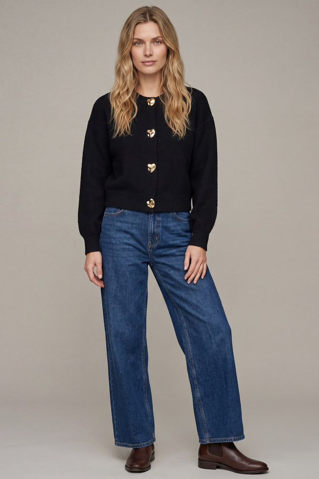 Long Sleeve Button Cardigan