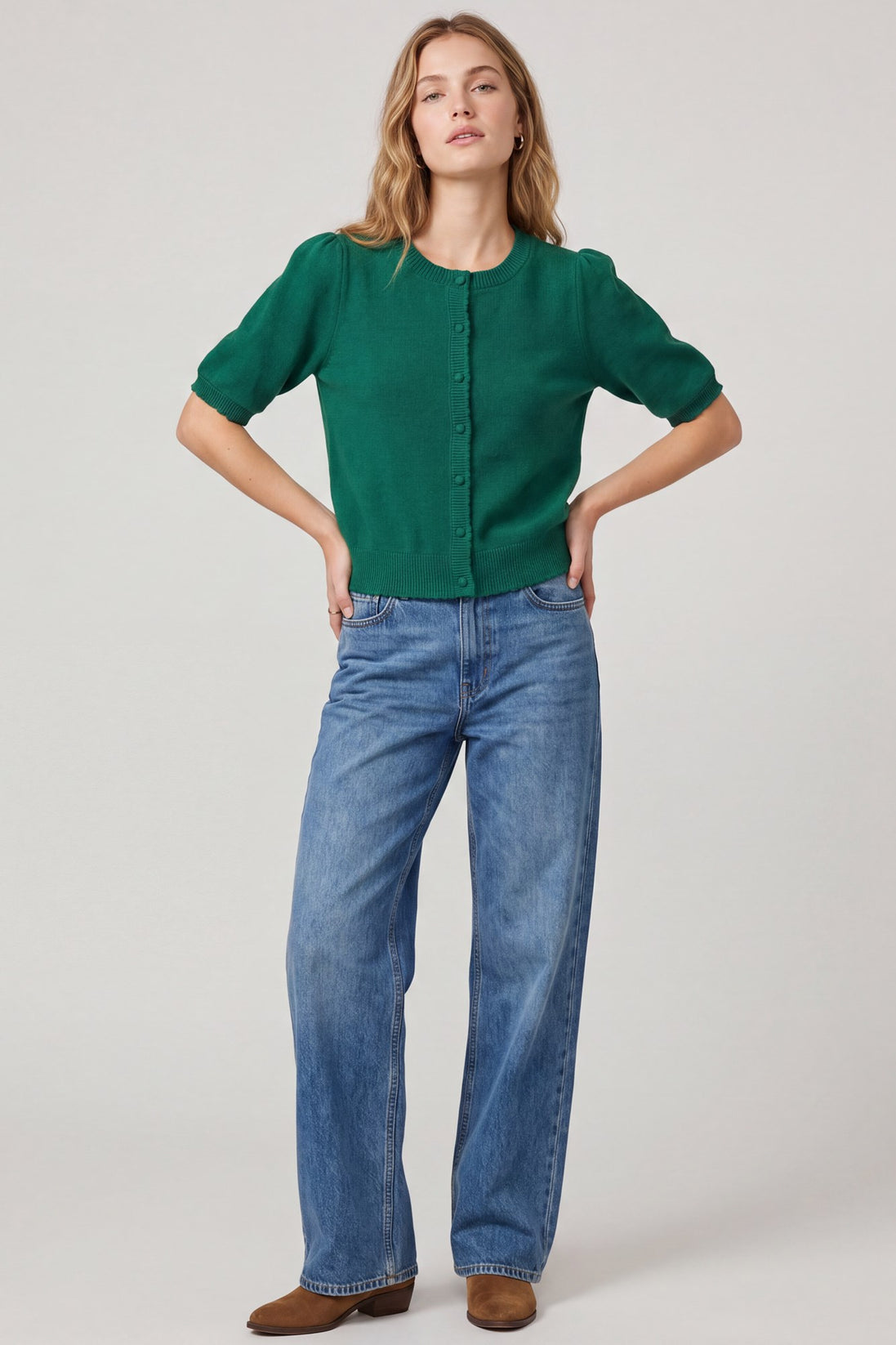 Short Sleeve Cardi