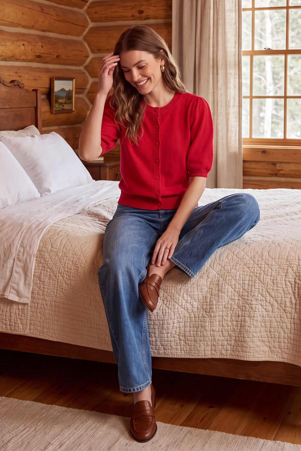Short Sleeve Cardi
