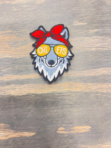 KC Wolf Girl Iron-On Patch