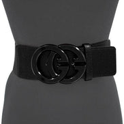 DOUBLE CIRCLE COLOR BUCKLE BELT