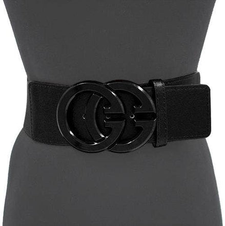 DOUBLE CIRCLE COLOR BUCKLE BELT
