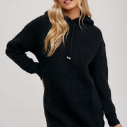 Chunky Waffle Hooded Tunic