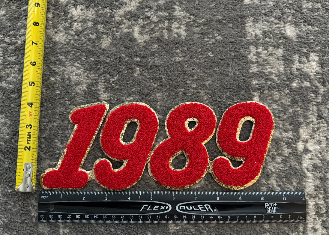 1989 Chenille X-Large Patch