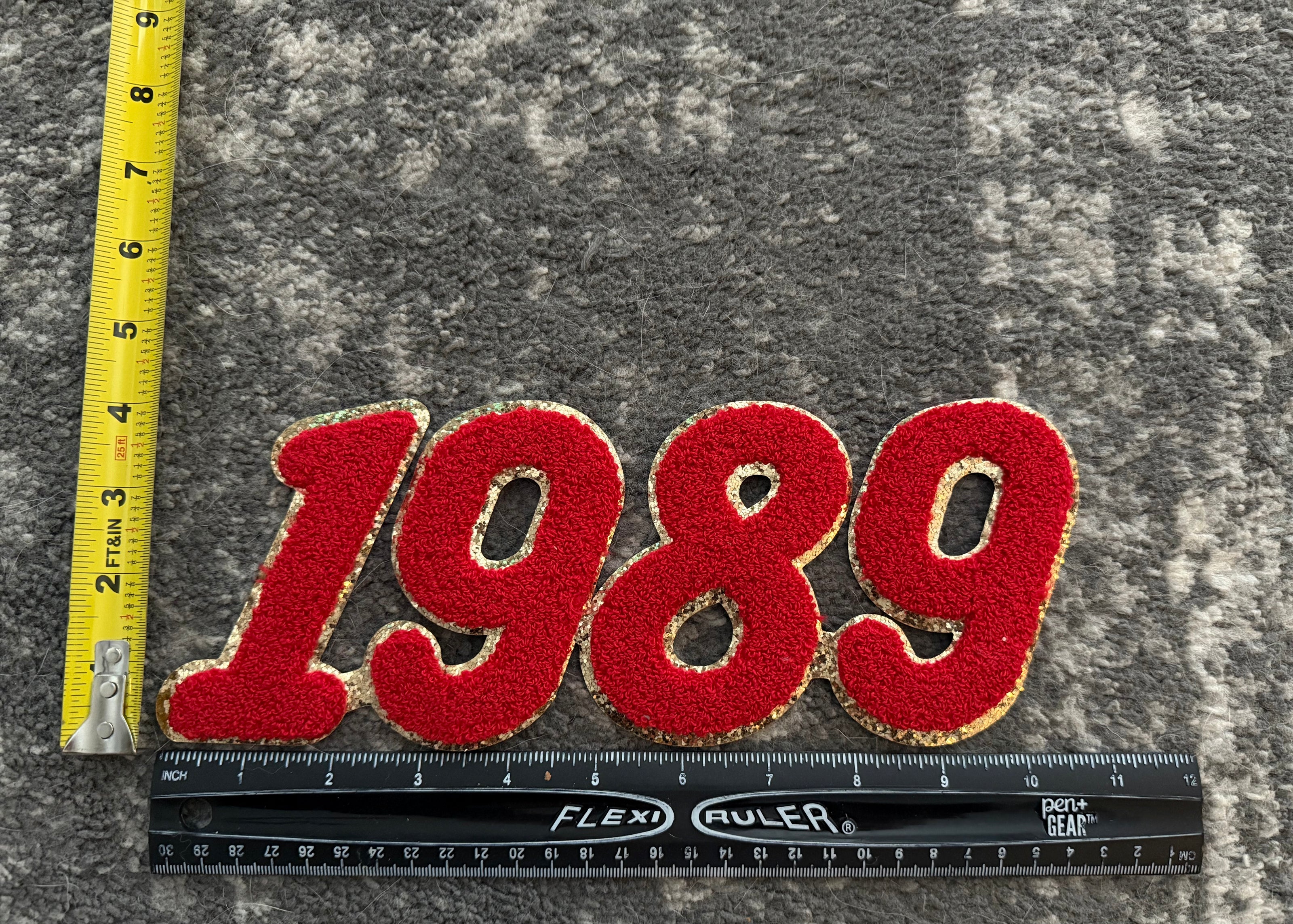 1989 Chenille X-Large Patch