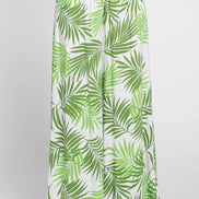 Smock Waist Wide Leg Pants (Green)