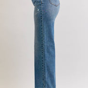 JUDY BLUE High Waisted Column Straight