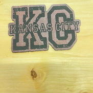 KC Leatherette Iron-On Patch