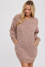 Load image into Gallery viewer, Fluffy Boucle Sweater Tunic
