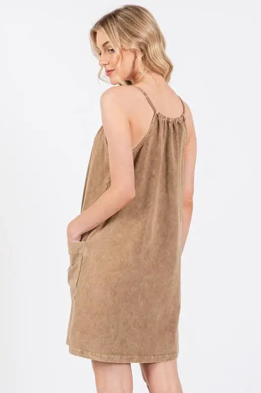 Garment Dye Cami Dress - D40854P