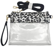Load image into Gallery viewer, Game Day Clear Crossbody Bag/Clutch
