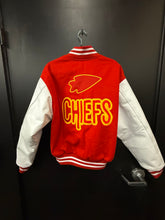 Load image into Gallery viewer, Kansas City Chiefs Leather Sleeved Varsity Jacket (Style 2)
