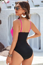 Load image into Gallery viewer, Cutout Block Swimsuit
