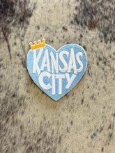 Load image into Gallery viewer, Royals Kansas City Heart Patch
