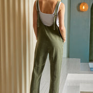 Washed Denim Overall Jumper