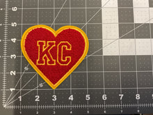 Load image into Gallery viewer, KC Heart Chenille Patch
