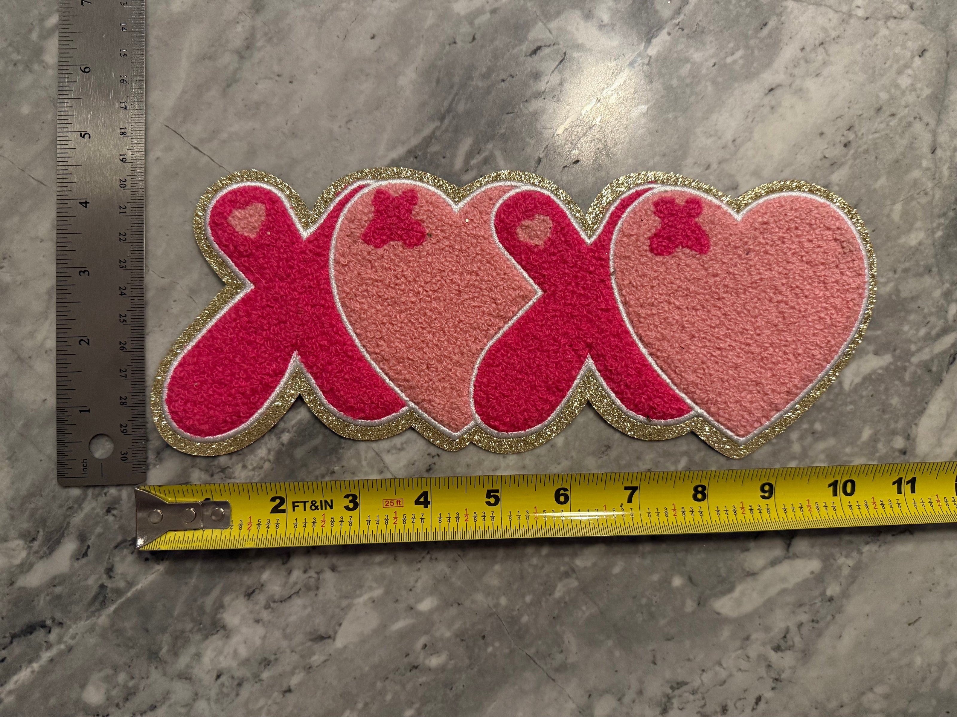 XOXO Chenille X-Large Patch (Valentine’s Collection)