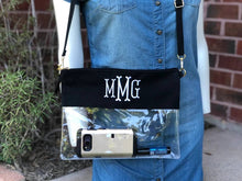 Load image into Gallery viewer, Game Day Clear Crossbody Bag/Clutch
