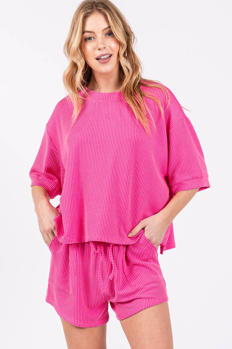 Ribbed Knit Lounge Top ONLY