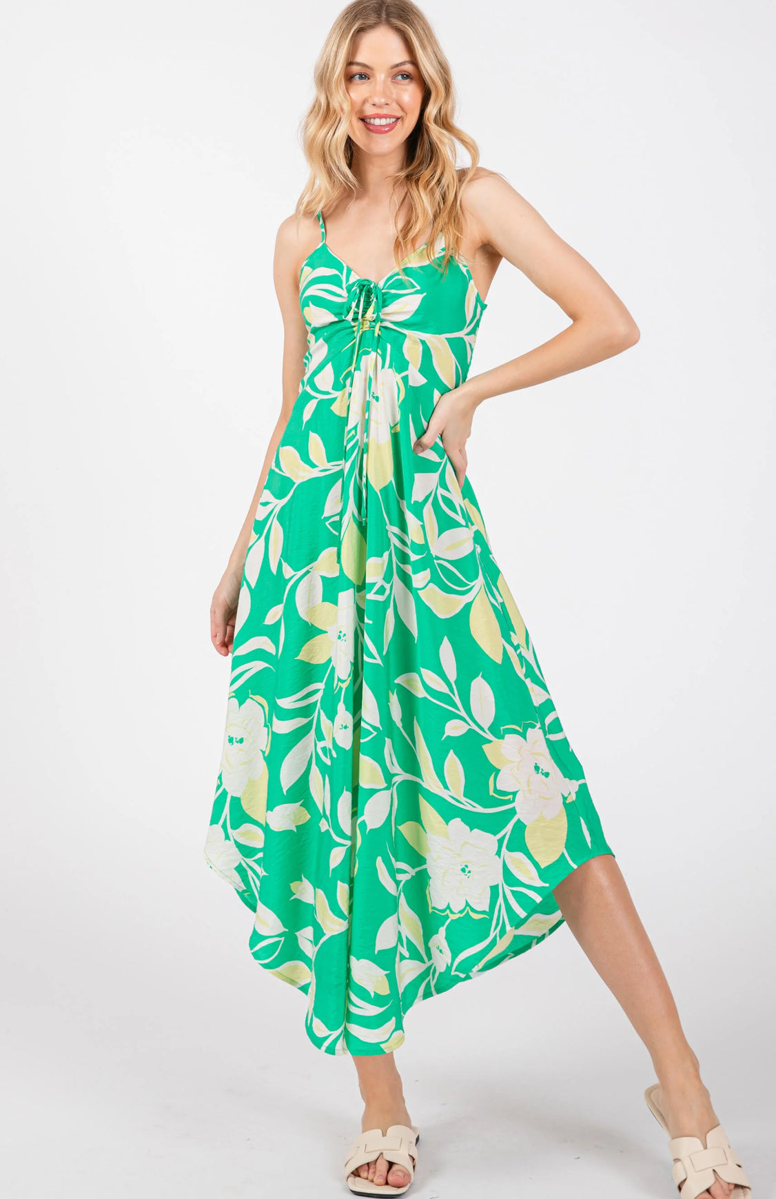 HEMMING MIDI DRESS