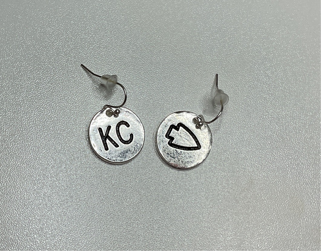 KC Charm Disc Earrings