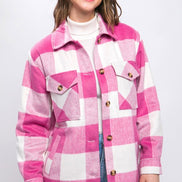 Plaid Sherpa Lined Shacket