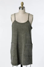 Load image into Gallery viewer, Garment Dye Cami Dress - D40854P
