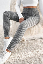 Load image into Gallery viewer, Wide Waistband Ribbed Knit Leggings

