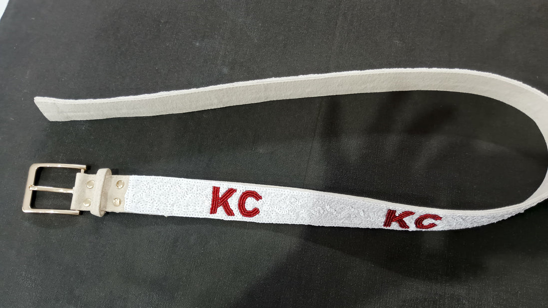 KC Sequin and Beaded Belt