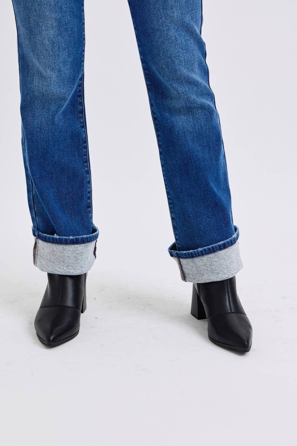 JUDY BLUE Mid Rise Thermal Bootcut