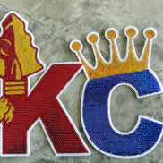 KC Combo Royals and Chiefs Tee w/Sequin Patch