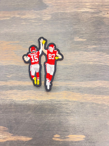 87 and 15 High Five Iron-On Patch