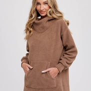 FLEECE HOODIE TUNIC