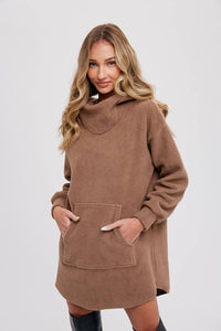 FLEECE HOODIE TUNIC